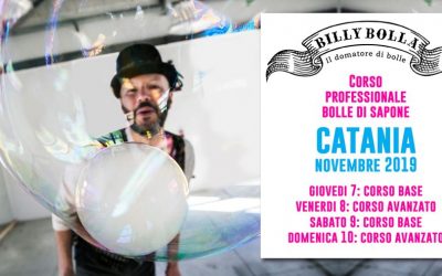 Corso professionale bolle di sapone a Catania