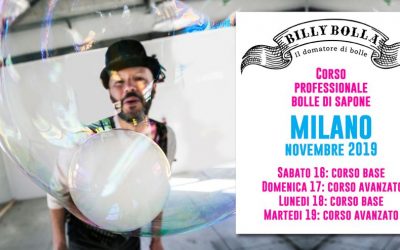 Corso professionale bolle di sapone a Milano