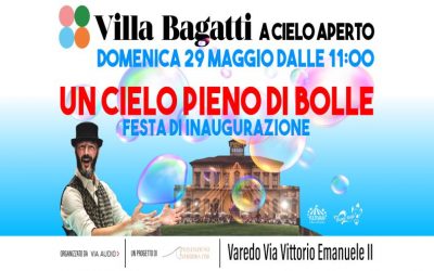Billy Bolla a “Un cielo pieno di bolle” Villa Bagatti – Varedo (MB)