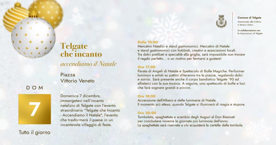 Billy Bolla per “Telgate che incanto” – Telgate (BG)